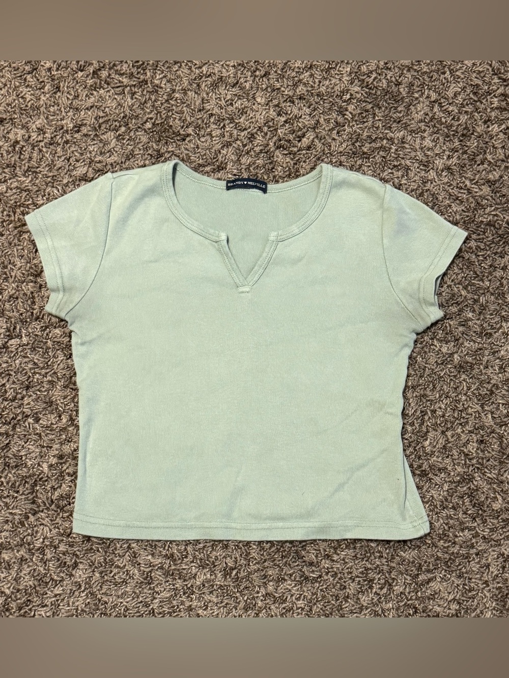 Brandy Melville Ashlyn V-Notch Tee